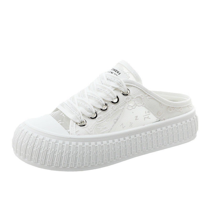 Damen Sneaker mit atmungsaktiver Obermaterialstruktur und elastischem Futter EB