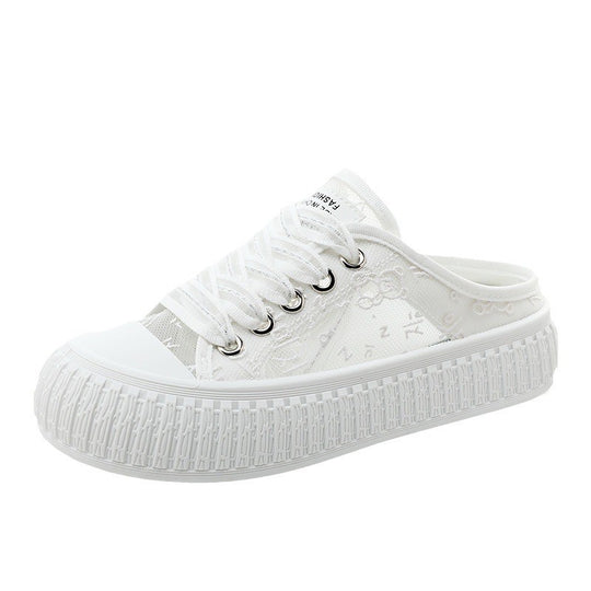 Damen Sneaker mit atmungsaktiver Obermaterialstruktur und elastischem Futter EB