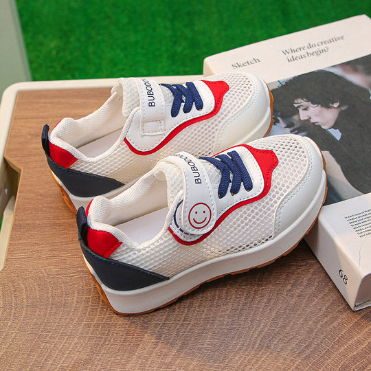 Damen sportive Sneakers mit atmungsaktiver Mesh-Oberfläche und flexibler Laufsohle EB