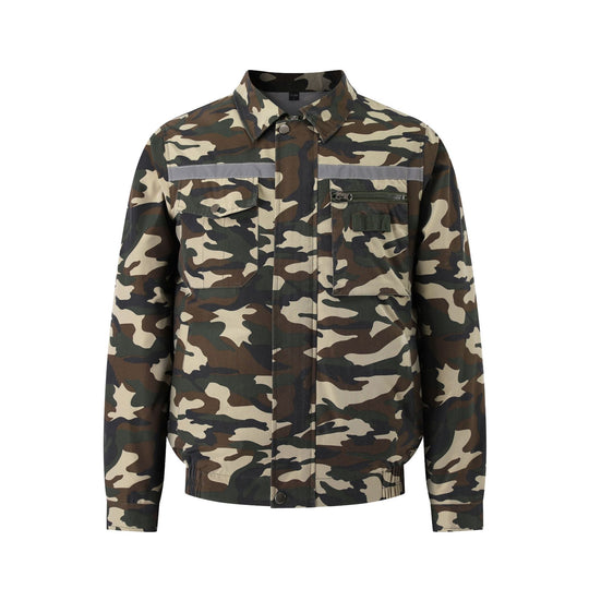 Herren nan belüftete Arbeitsjacke mit integrierten USB-Lüftern und externem Akkufach EB