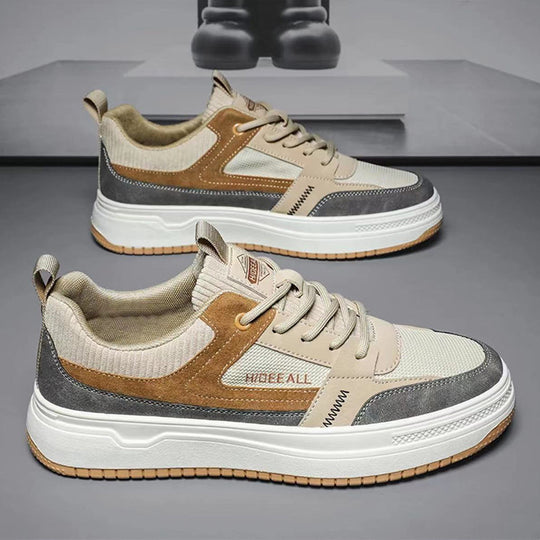 Damen sportliche Sneakers mit gepolsterter Laufsohle und modernem Design EB