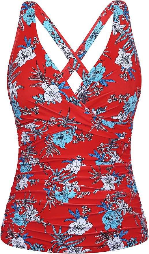 Damen Badeanzug mit Wickelschnitt und figurschmeichelndem Design EB