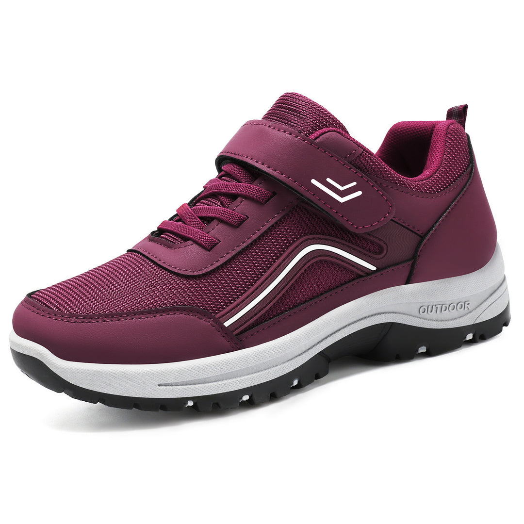 Damen Sportliche Outdoor-Sneakers mit robustem Sohlen-Design EB