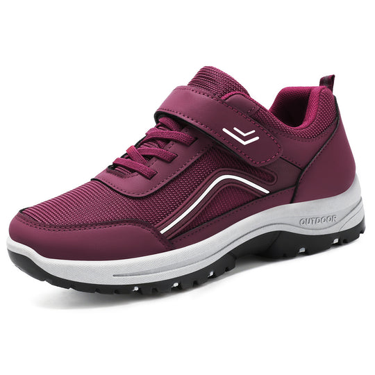Damen Sportliche Outdoor-Sneakers mit robustem Sohlen-Design EB