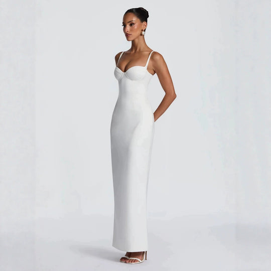 Damen Elegantes langes Hochzeitskleid EB