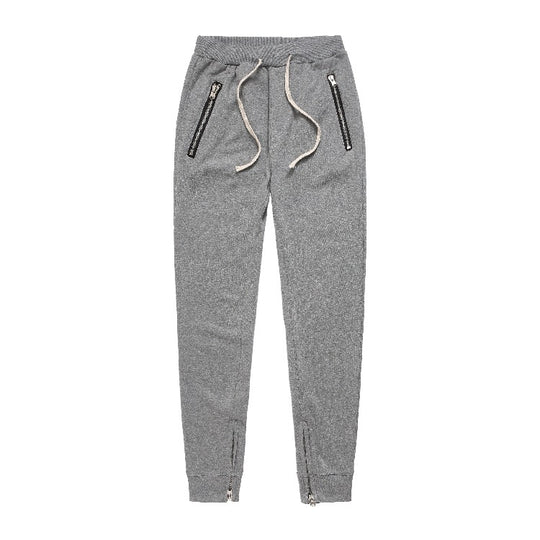 Herren Sportliche Jogginghose im modernen Design mit seitlichen Reißverschlüssen EB