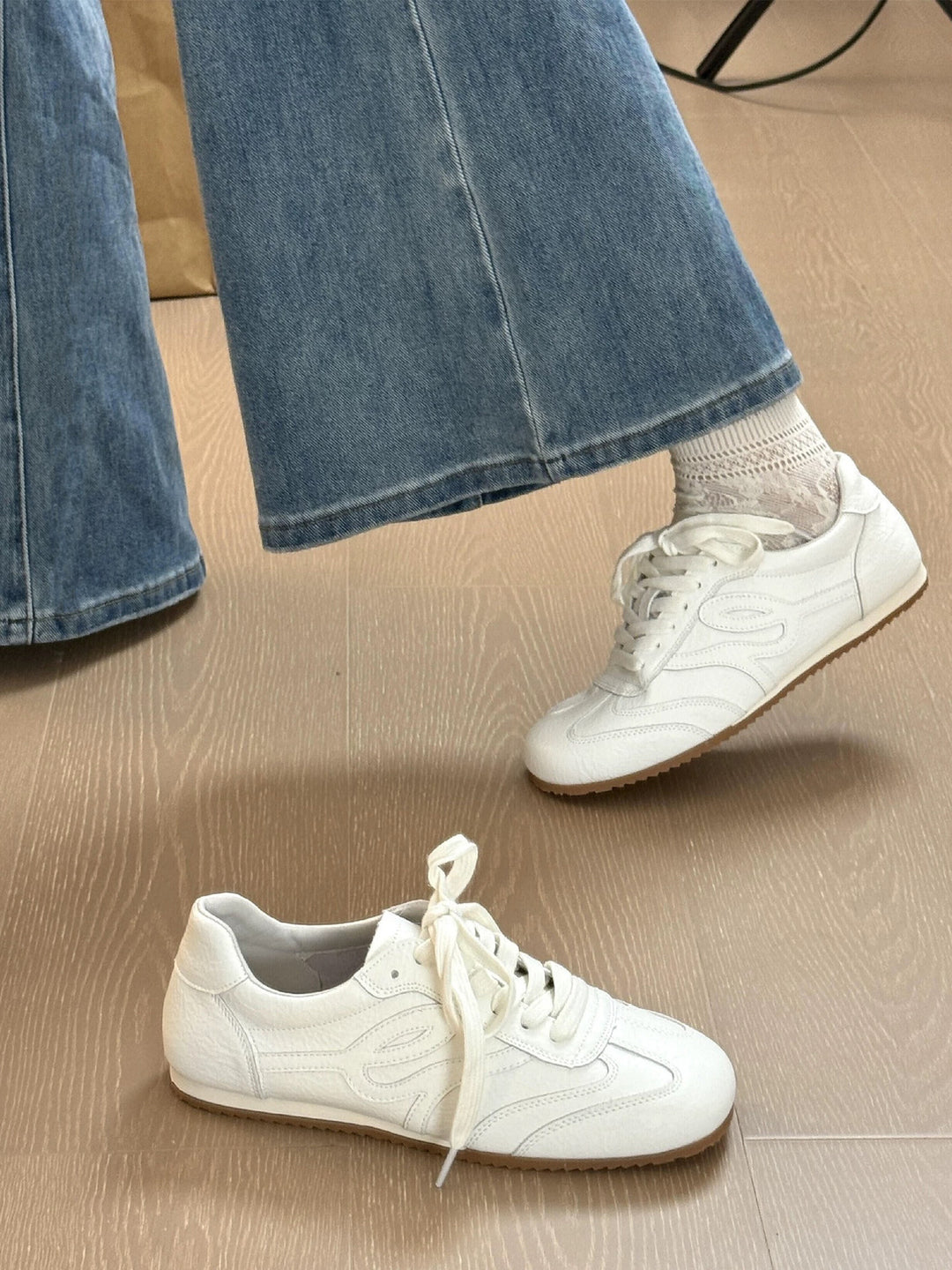 Damen Sneakers mit atmungsaktiver Oberflächenstruktur und weicher Innensohle EB