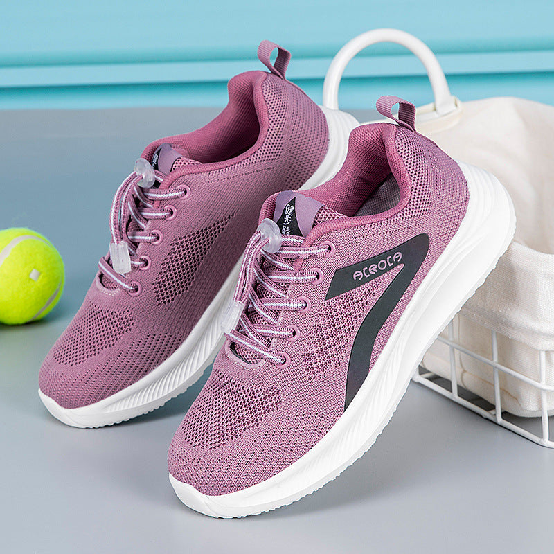 Damen Sportliche Trainingsschuhe mit atmungsaktivem Obermaterial und dämpfender Sohle EB
