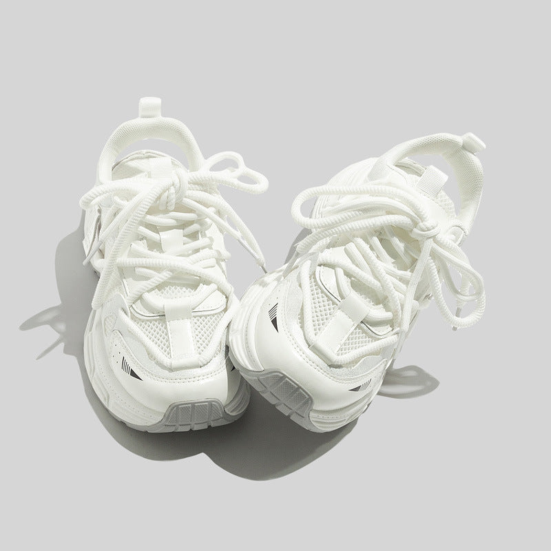 Damen Sportliche Sneaker mit atmungsaktiver Netz-Oberfläche und bequemer Dämpfung EB