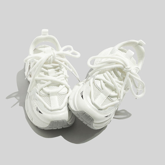 Damen Sportliche Sneaker mit atmungsaktiver Netz-Oberfläche und bequemer Dämpfung EB