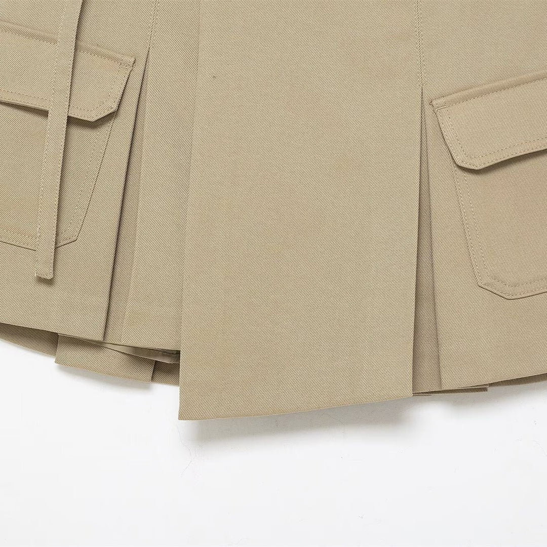 Damen Utility-Rock mit praktischen Taschen und schickem Kordelzug EB