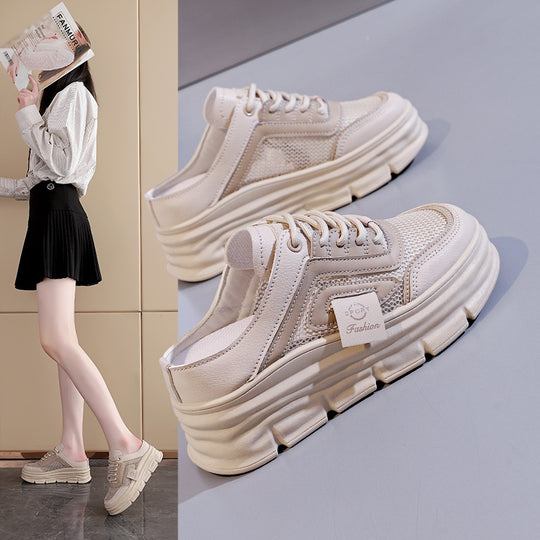 Damen Sneaker mit atmungsaktiver Mesh-Oberfläche und modischem Design EB
