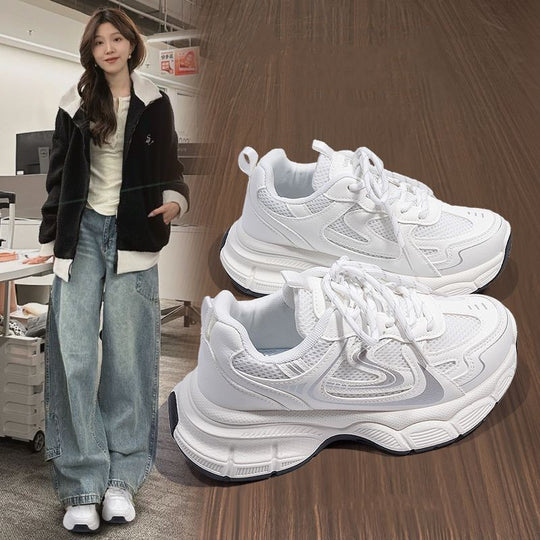 Damen Komfortable Lauf- und Freizeitsneaker mit atmungsaktiver Konstruktion EB