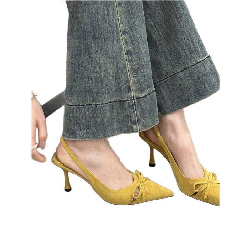 Damen Slingback-Pumps mit schickem Schleifendesign EB