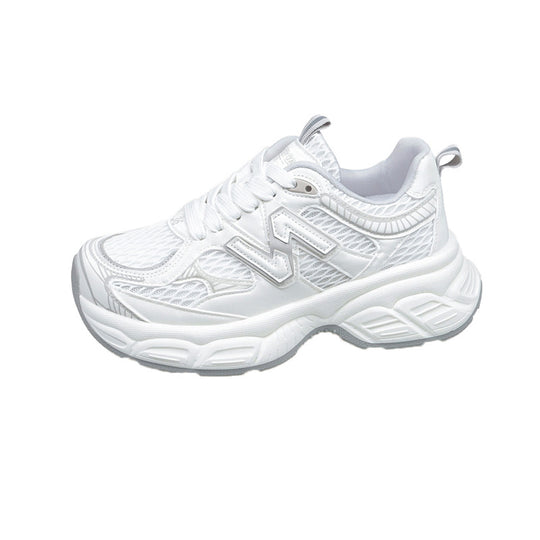 Damen Sportliche Sneakers mit atmungsaktiven Mesh-Details und stoßdämpfender Sohle EB