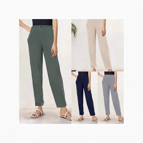 Damen Leichte und bequeme Sommerhose EB