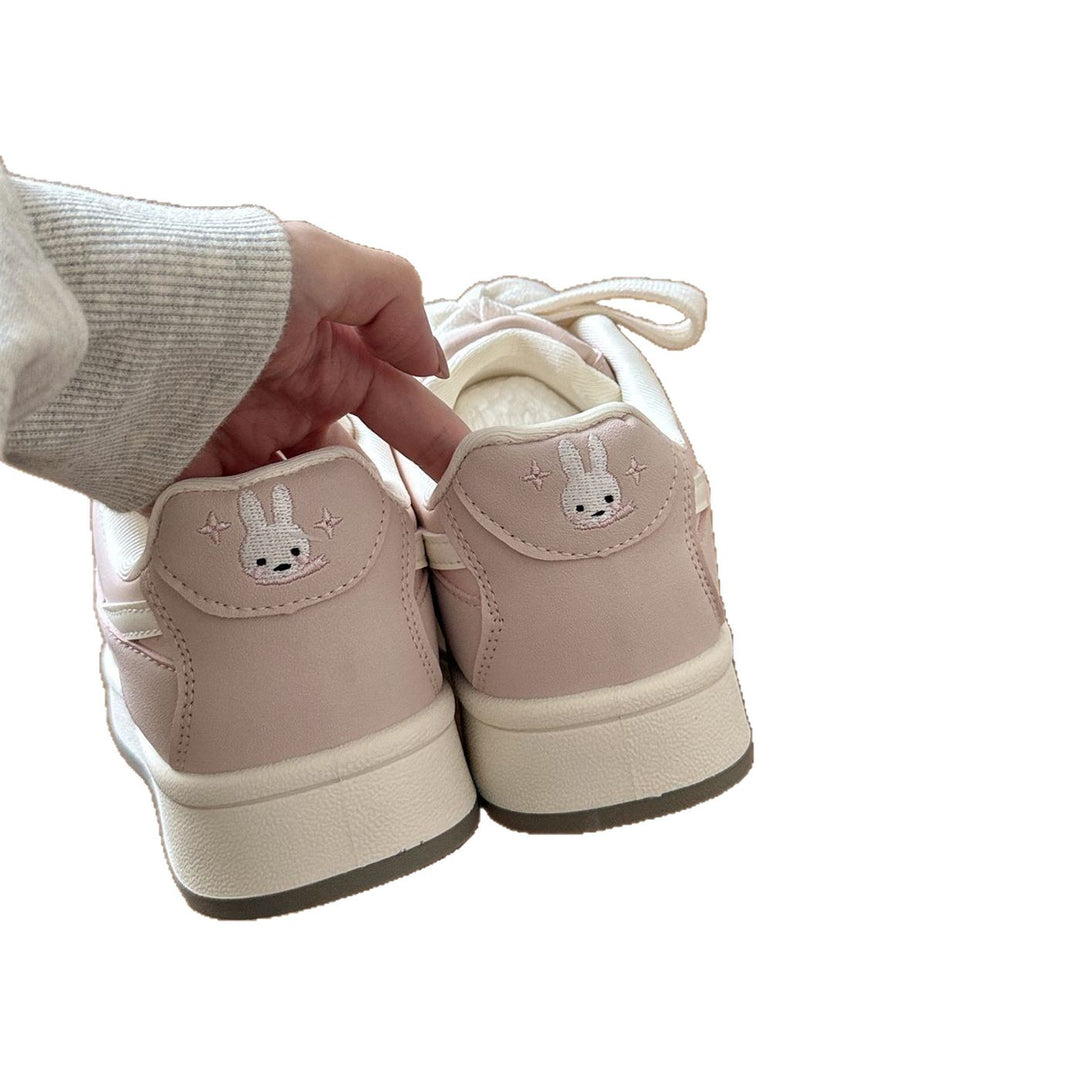Damen Komfortable Sneakers mit atmungsaktiver Mesh-Decksohle und modischen Akzenten EB