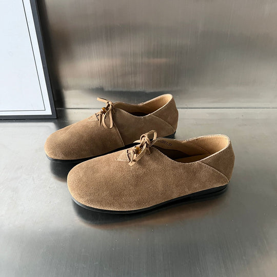 Damen Mokassins mit bequemer Innensohle und modischem Schnürdesign EB