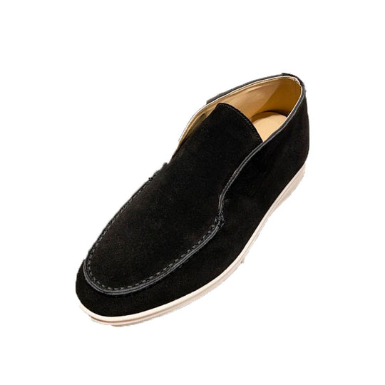 Damen Mokassin Slip-Ons aus hochwertigem Wildleder EB