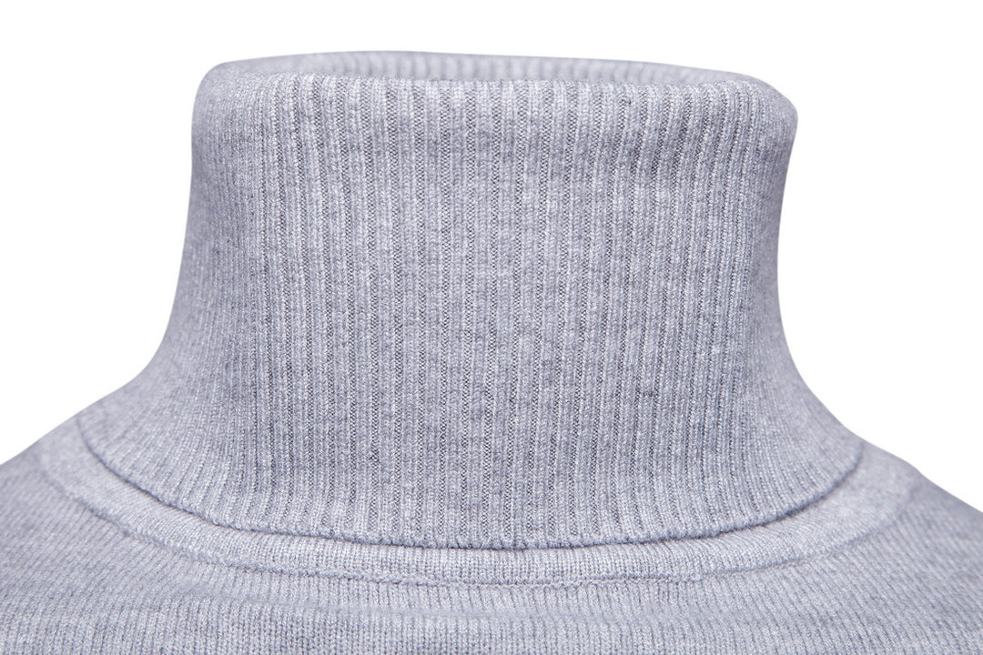Herren Rollkragenpullover aus weichem Strick EB