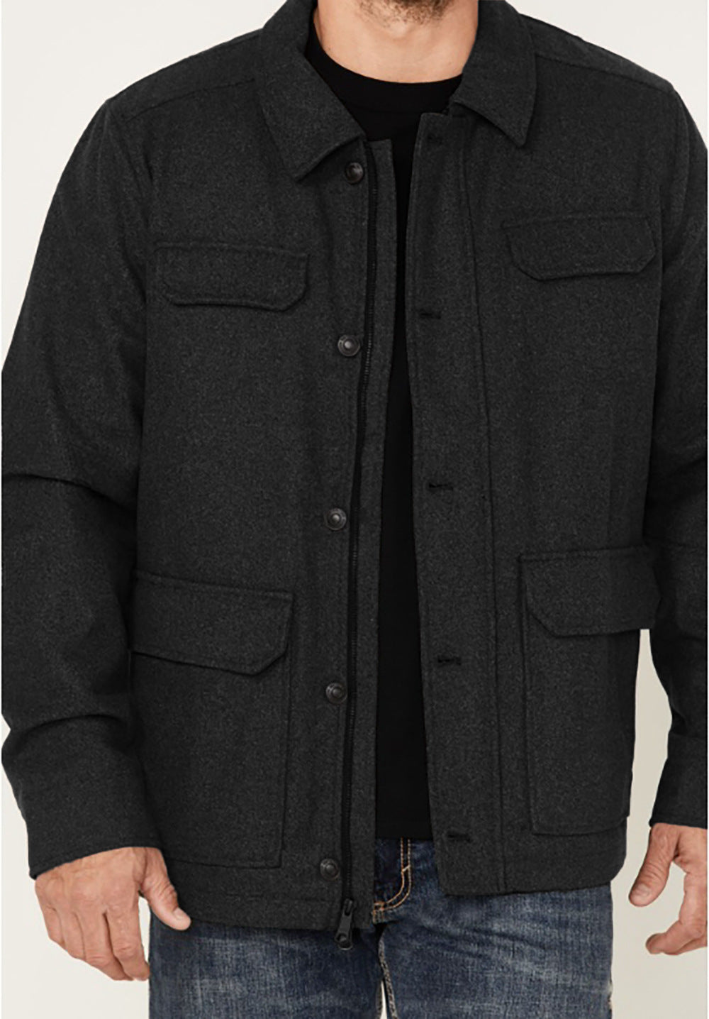 Herren lässige Flanelljacke EB