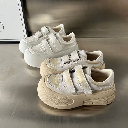 Damen Chunky Sneakers mit verstellbaren Klettverschlüssen und dämpfender Sohle EB