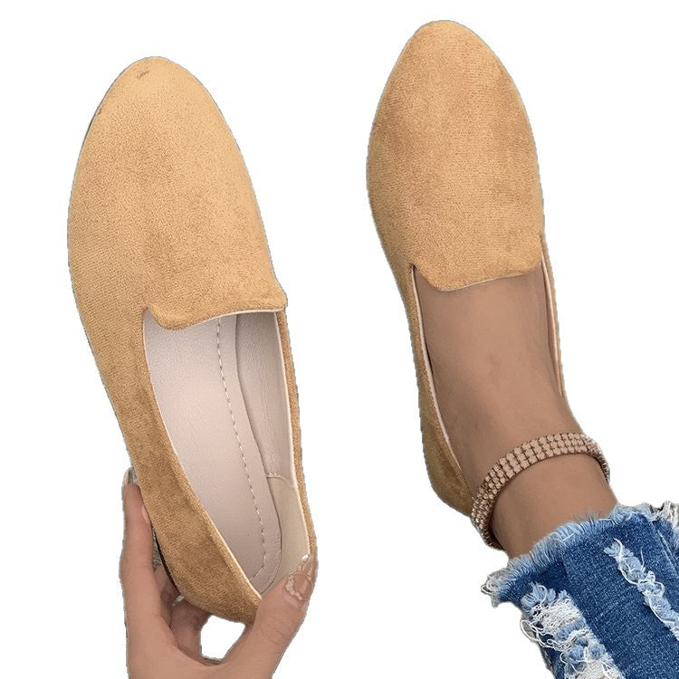 Damen Mokassins aus hochwertigem Wildleder mit elegantem Schnitt EB