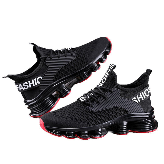 Damen Sportliche Sneakers mit atmungsaktivem Obermaterial und dämpfendem Sohlenprofil EB