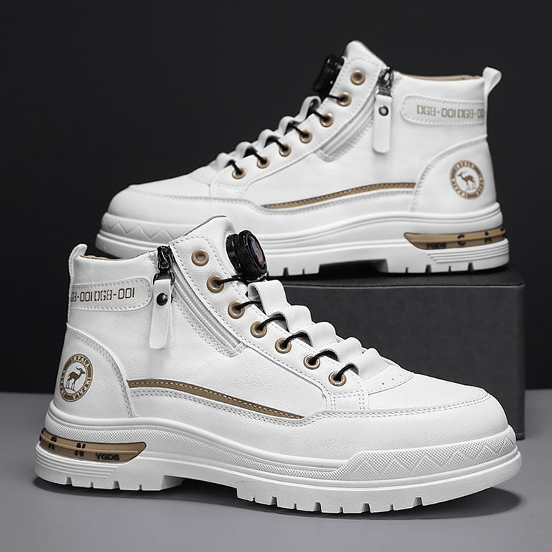 Damen modische High-Top Sneakers mit praktischer Schnellschnürung EB