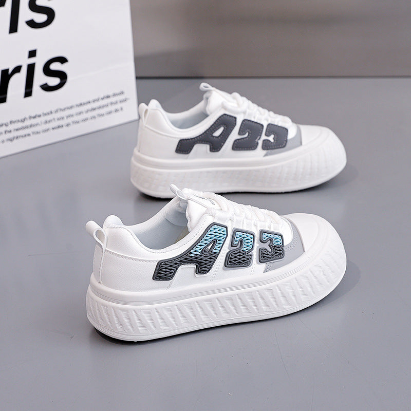Damen modische Plateau Sneakers mit einzigartigem Design und bequemer Dämpfung EB