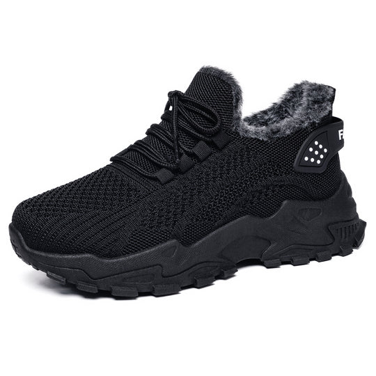 Damen Fleecegefütterte Sport-Sneaker mit rutschfester Sohle EB
