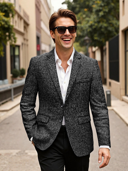 Herren eleganter Blazer aus Wolle EB
