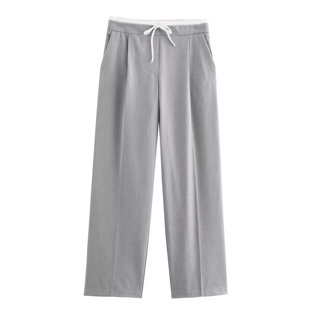 Damen elegante und bequeme Palazzo-Hose EB
