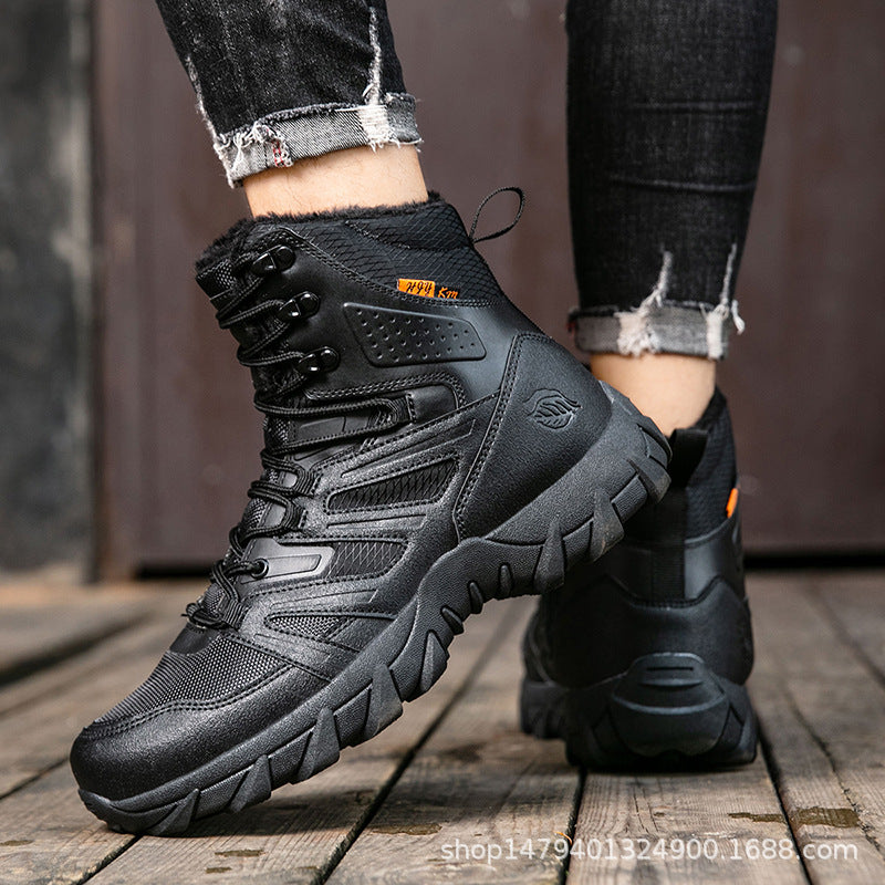 Damen Winterfestige Trekkingstiefel mit isolierendem Futter und rutschfester Sohle EB