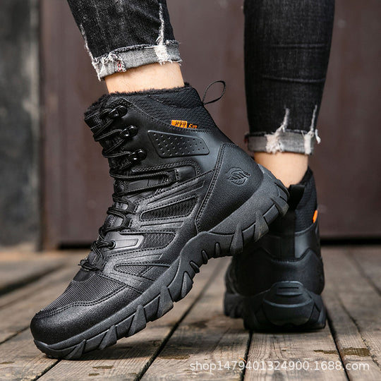 Damen Winterfestige Trekkingstiefel mit isolierendem Futter und rutschfester Sohle EB