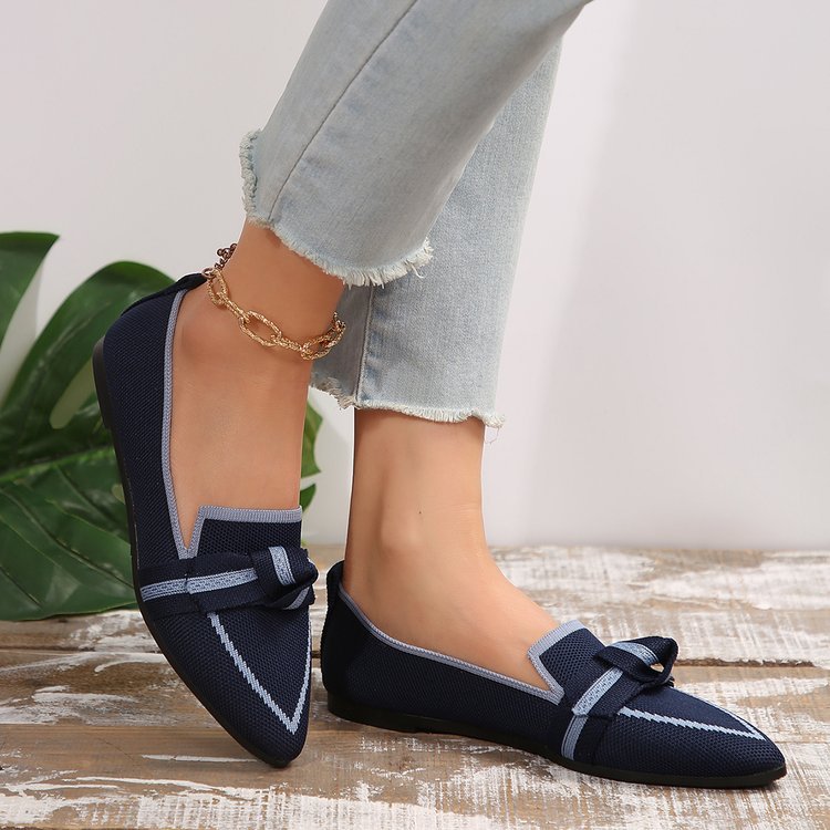 Damen Atmungsaktive und modische Slip-On Ballerinas EB