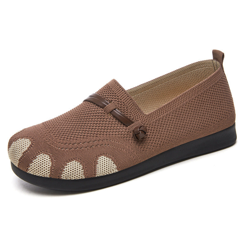 Damen Bequeme und stylische Sneakers mit innovativem Textiloberteil und rutschfester Sohle EB