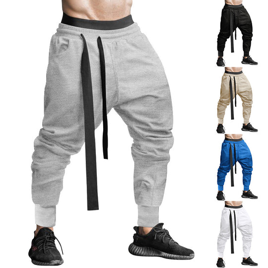 Herren Sportliche Relaxed Fit Jogginghose mit verstellbarem Bund EB