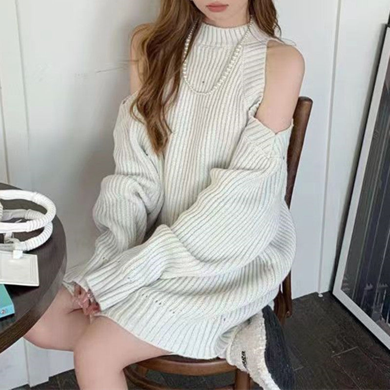 Damen Oversized Strickpullover EB