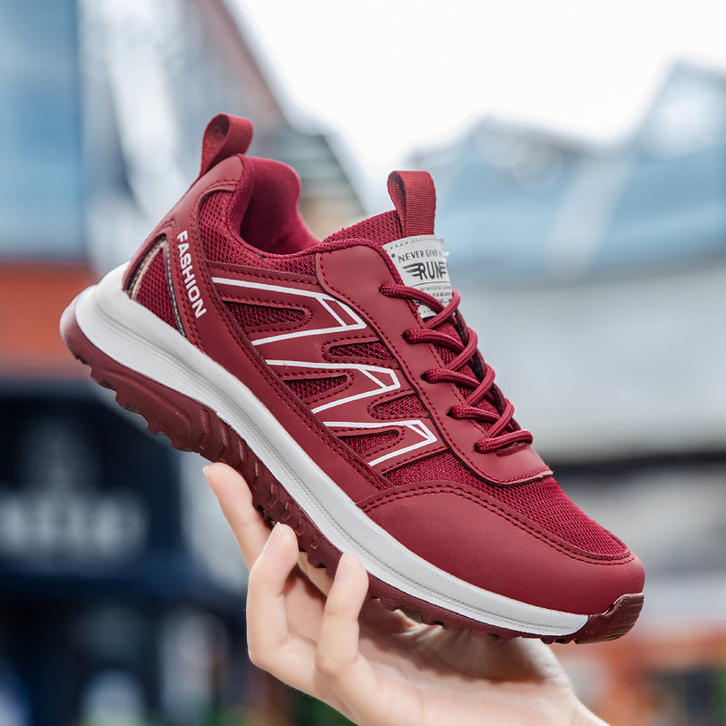 Damen Sportliche Wanderschuhe mit stoßdämpfender Sohle und atmungsaktivem Obermaterial EB