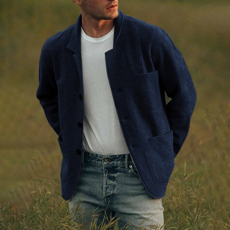 Herren lässige Strickjacke EB