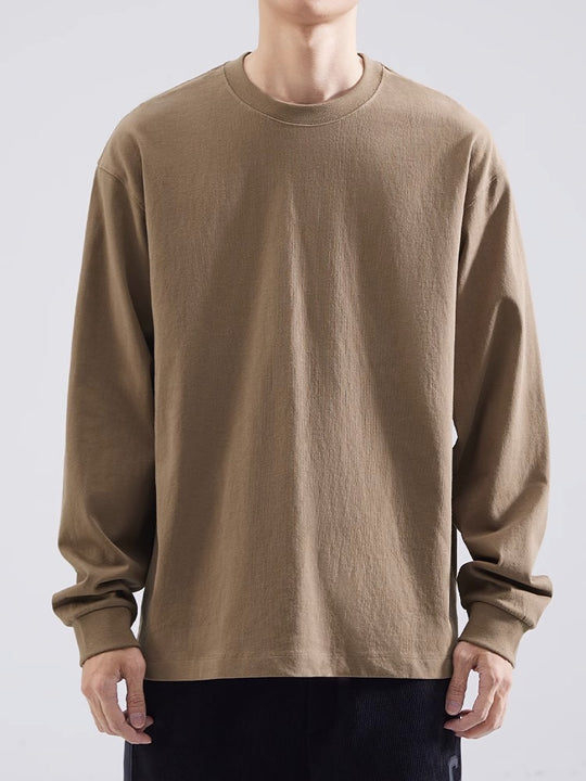 Damen lässiges Langarmshirt aus hochwertiger Baumwolle EB