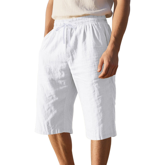 Herren leichte Freizeithose mit elastischem Bund und praktischen Taschen EB