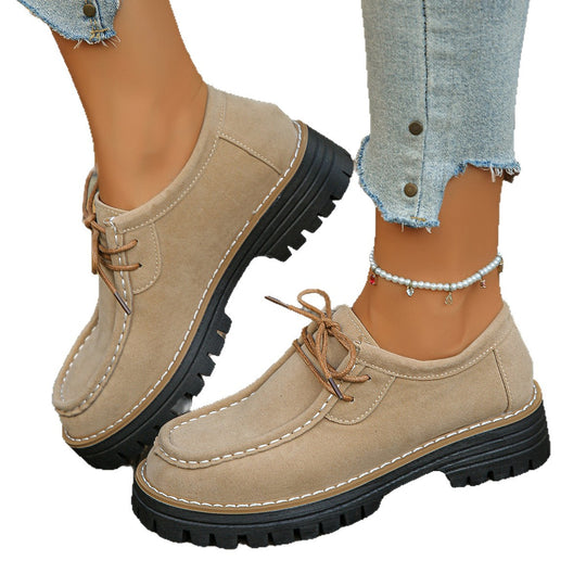 Damen Mokassin-Schuhe mit robustem Profil und weichem Obermaterial EB