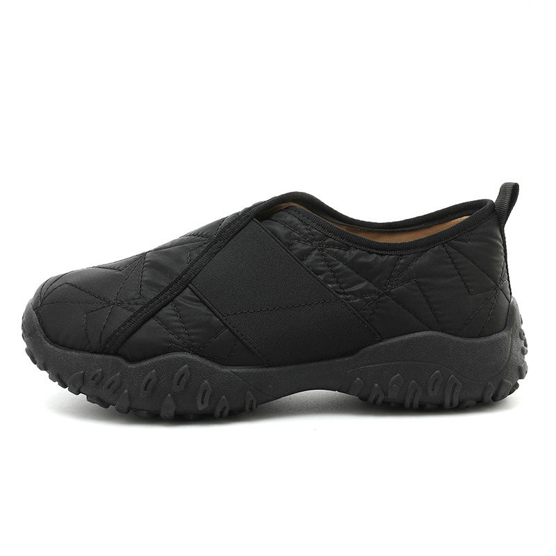 Damen Bequeme Slip-On Sneakers mit rutschfester Sohle und atmungsaktivem Obermaterial EB