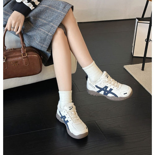 Damen Sportliche Sneakers mit kuscheligem Innenfutter und atmungsaktivem Obermaterial EB