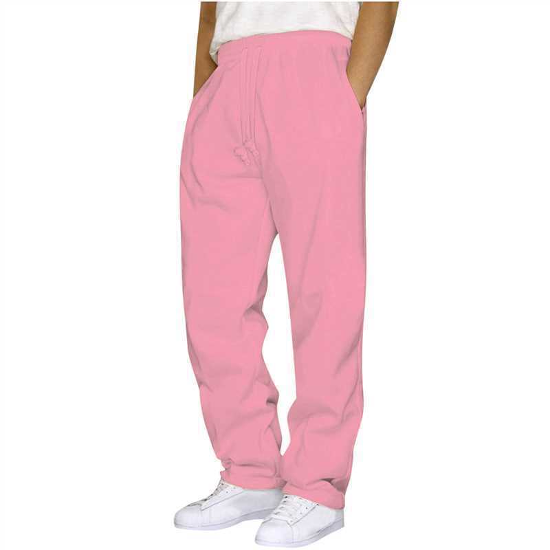Damen nan ungekürzte Relax-Freizeithose mit hohem Komfortbund, innenliegendem Kordelzug und seitlichen Eingrifftaschen EB