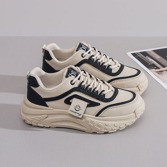 Damen Sportliche Chunky Sneakers mit atmungsaktivem Obermaterial und dämpfender Sohle EB