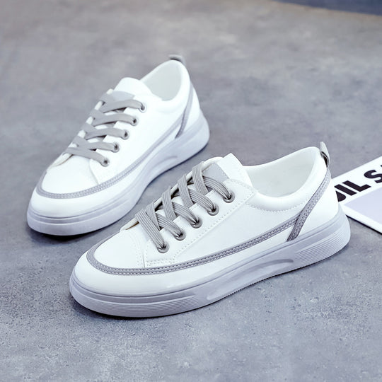 Damen sportliche Sneaker mit dämpfender Laufsohle und modernem Design EB