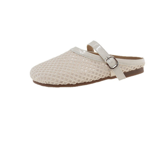 Damen Bequeme und elegante Ballerinas mit verstellbarem Riemen EB